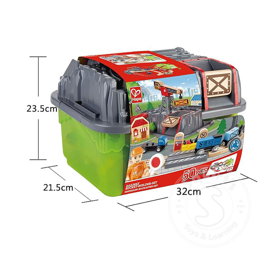 Hape Railway Bucket Builder Set