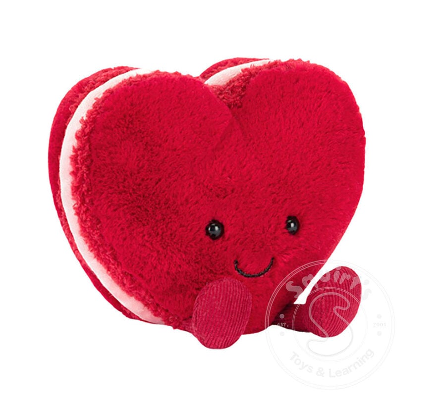 Jellycat Amuseables Arlette Heart Macaron (Red)