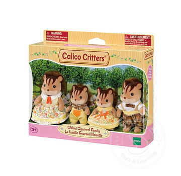 Calico Critters Calico Critters Walnut Squirrel Family