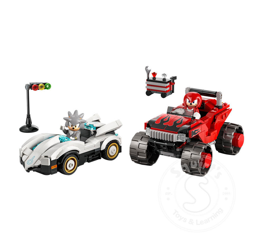 LEGO® Sonic the Hedgehog Silver's Car vs. Knuckles' Monster Truck