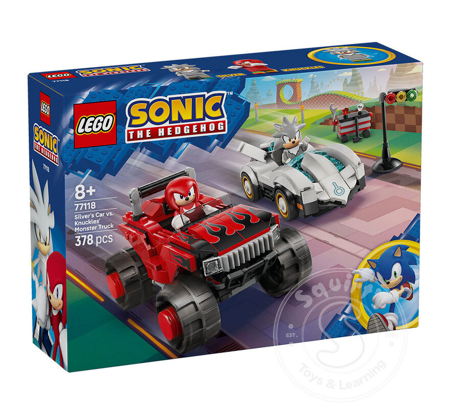 LEGO® Sonic the Hedgehog Silver's Car vs. Knuckles' Monster Truck