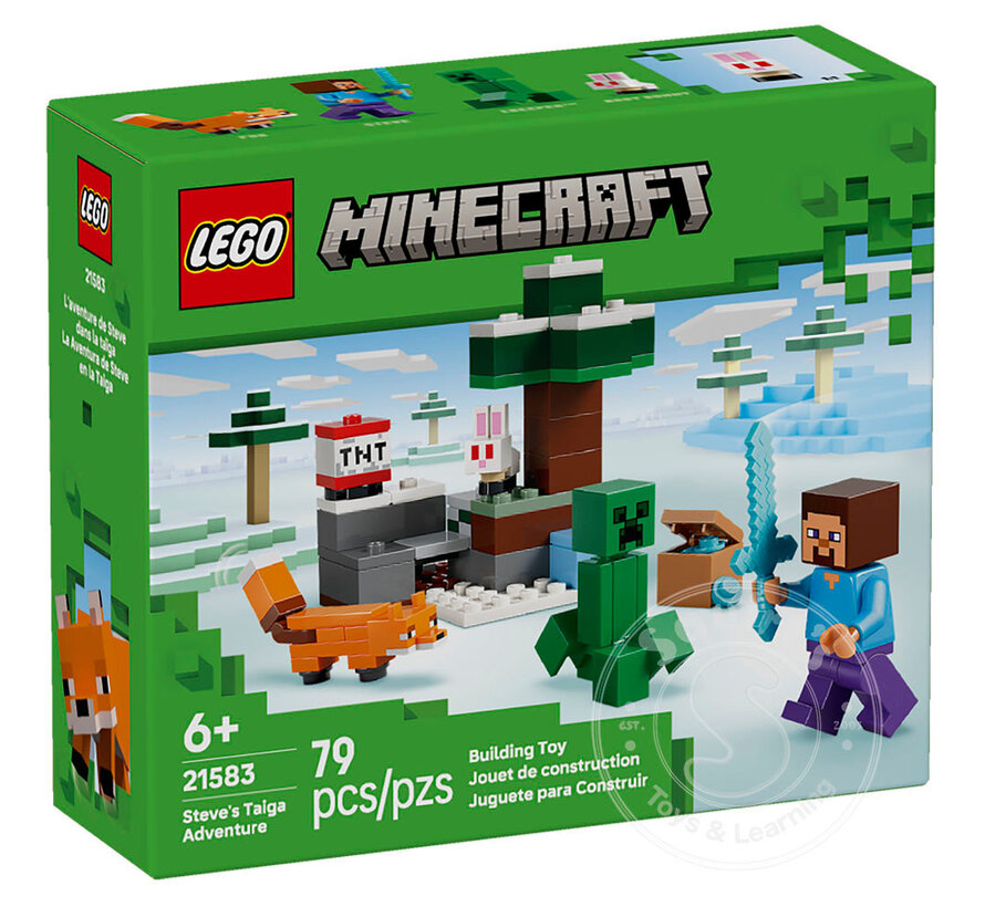LEGO® Minecraft Steve's Taiga Adventure