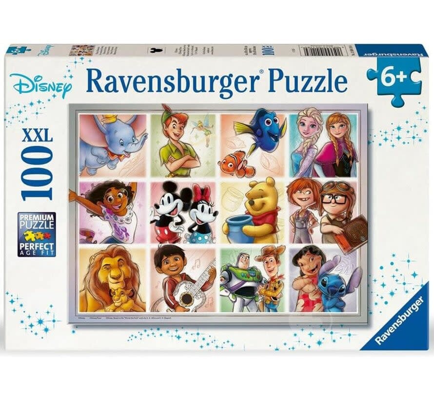 Ravensburger Disney Multi-Character Puzzle 100pcs XXL