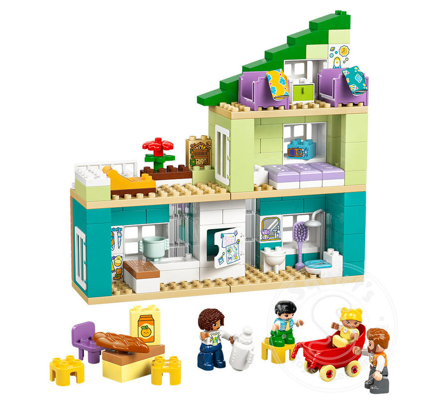 LEGO® DUPLO® 3 in 1 Modern Family House with Figures