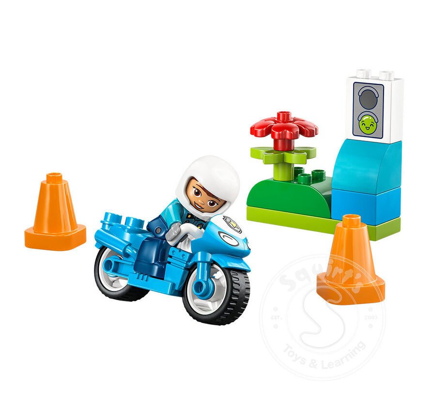 LEGO® DUPLO® Blue Police Motorcycle