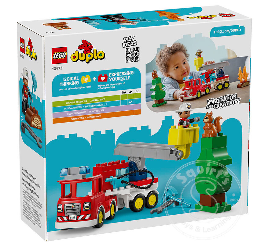 LEGO® DUPLO® Fire Truck with Hose and Firefighter