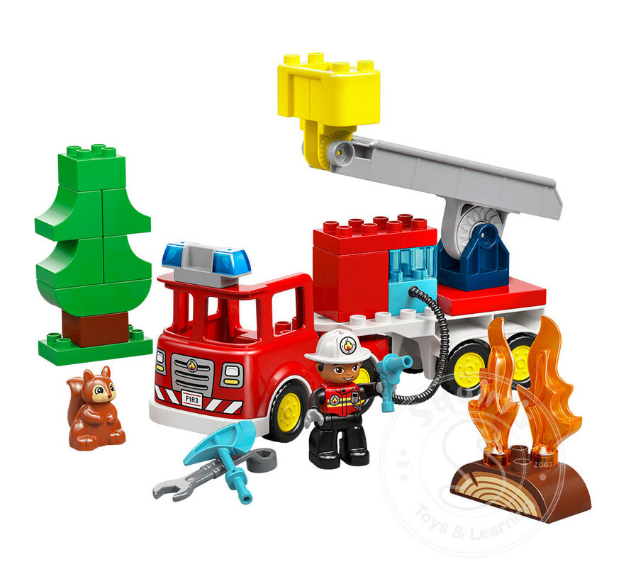 LEGO® DUPLO® Fire Truck with Hose and Firefighter