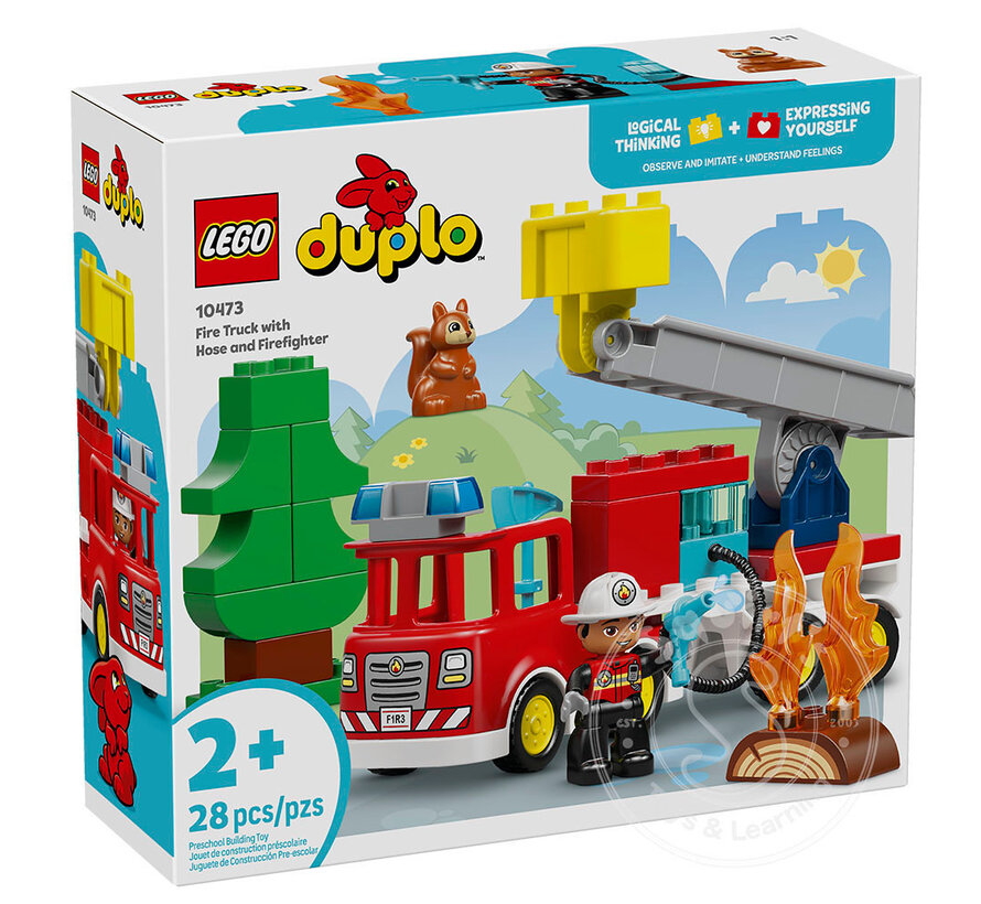 LEGO® DUPLO® Fire Truck with Hose and Firefighter
