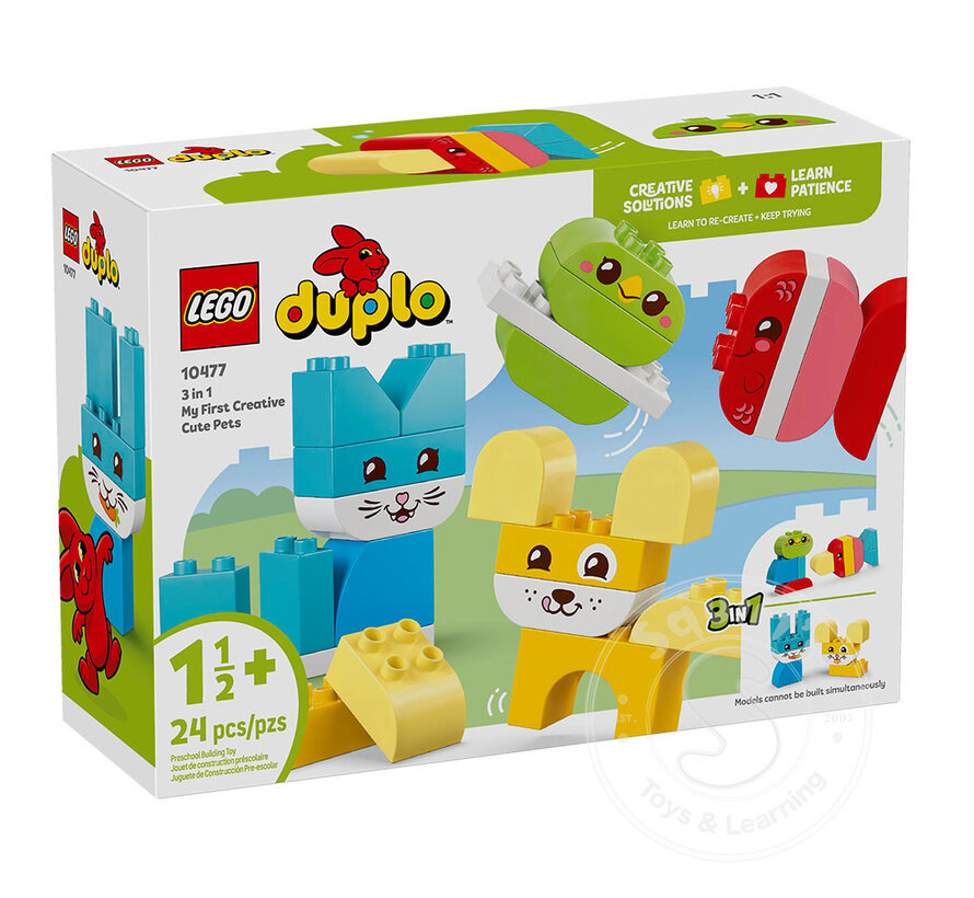 LEGO® DUPLO® 3 in 1 Creative Cute Pets