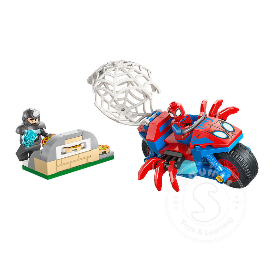 LEGO® Marvel Spidey on his Motorcycle vs. Rhino