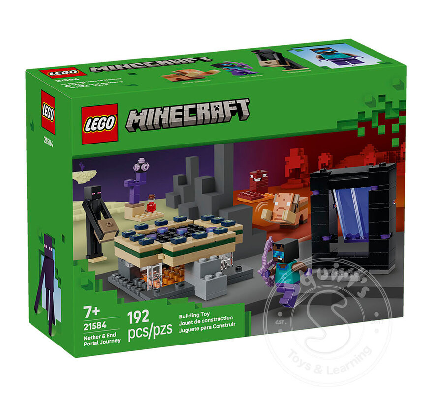 LEGO® Minecraft® Nether & End Portal Journey