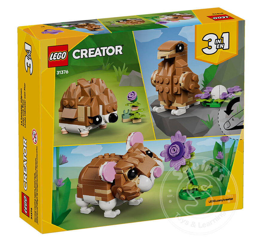 LEGO® Creator 3-in-1 Cute Hamster with a Flower