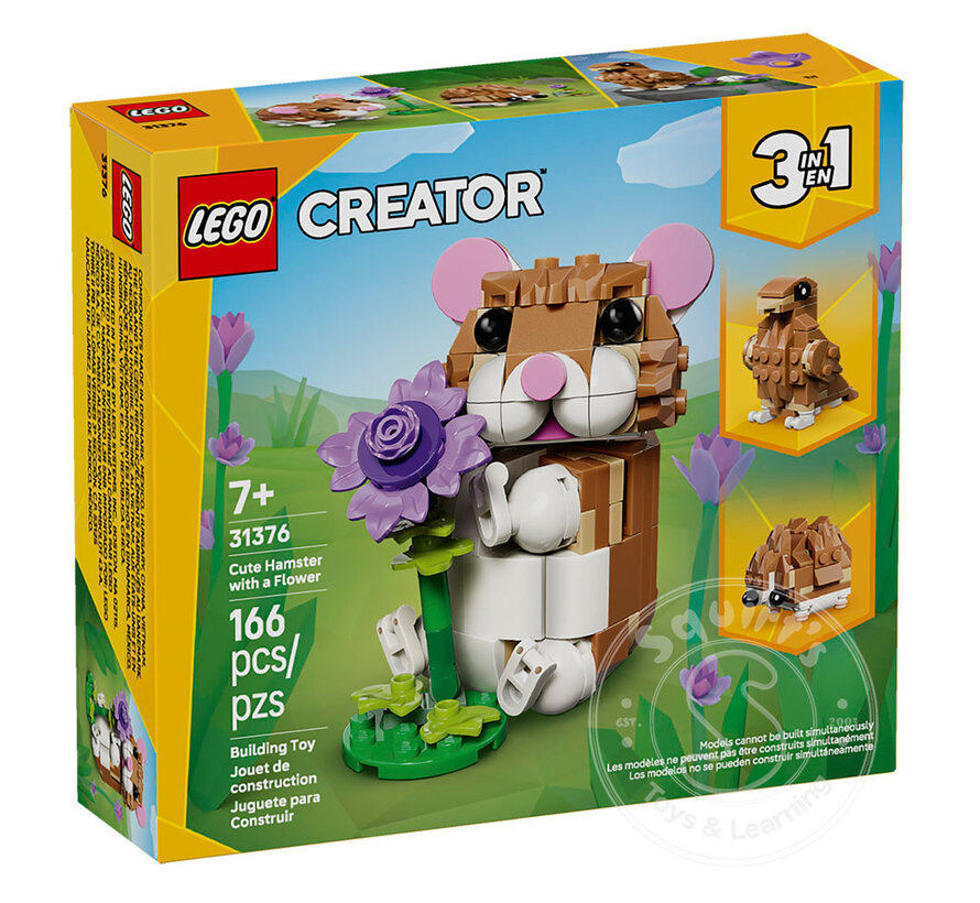 LEGO® Creator 3-in-1 Cute Hamster with a Flower