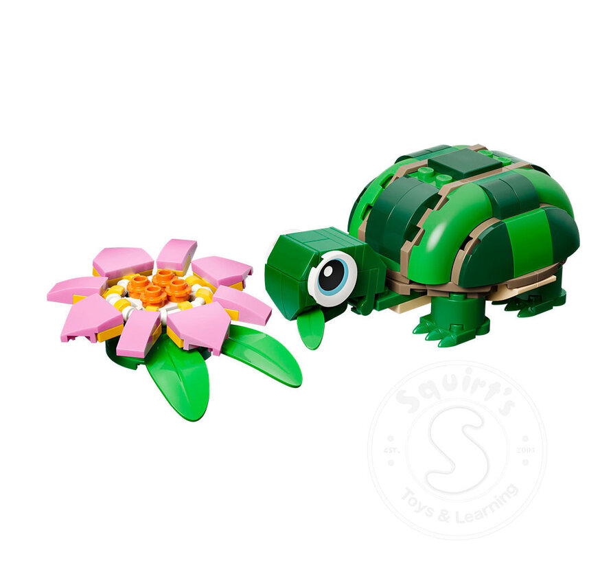 LEGO® Creator 3-in-1 Turtle with a Water Lily Flower