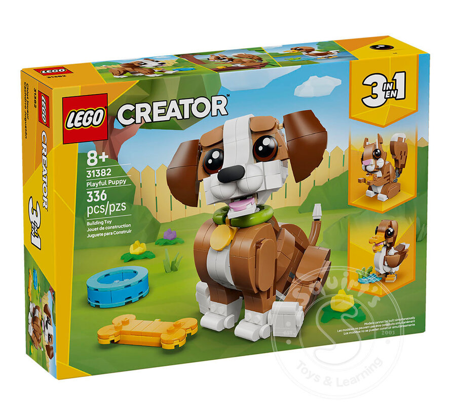LEGO® Creator 3-in-1 Cute Animals: Playful Puppy Dog