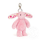 Jellycat Blushkin Blossom Bunny Bag Charm