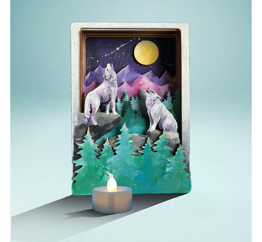 McTavish Academy of Art: Howling Wolves Art Kit