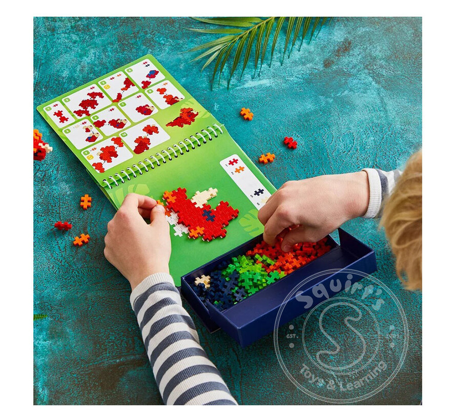 Plus-Plus: Puzzle By Number Activity Pad - Dinosaurs