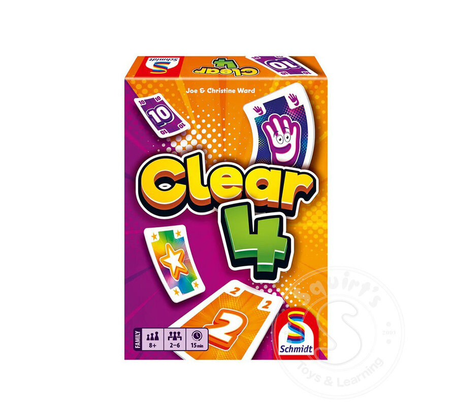 Clear 4 Card Game