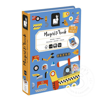 Janod Magnetic Book - Racers
