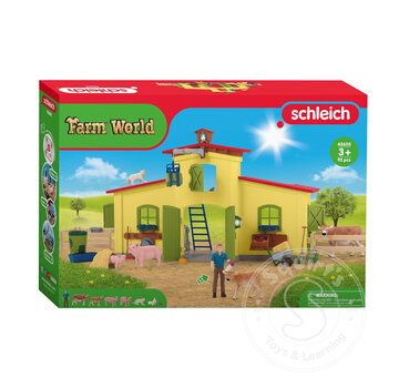 Schleich SALE Schleich Farm World Large Farm (Yellow) - retired
