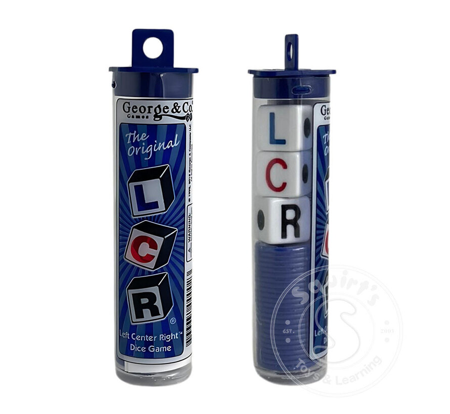 LCR - Left Centre Right Game Tube