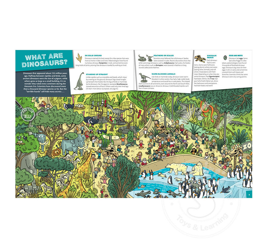 Seek and Find: Dinosaurs