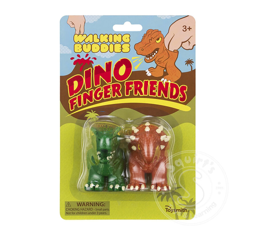 Walking Buddies - Dino Finger Puppets