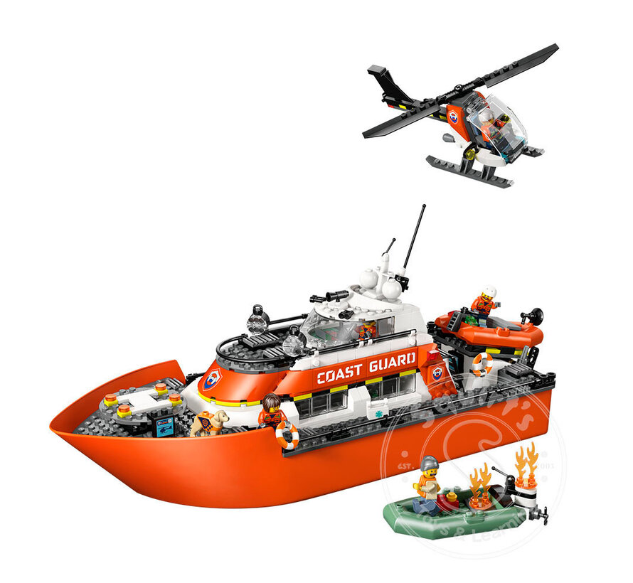 LEGO® City Coast Guard Rescue Boat & Helicopter