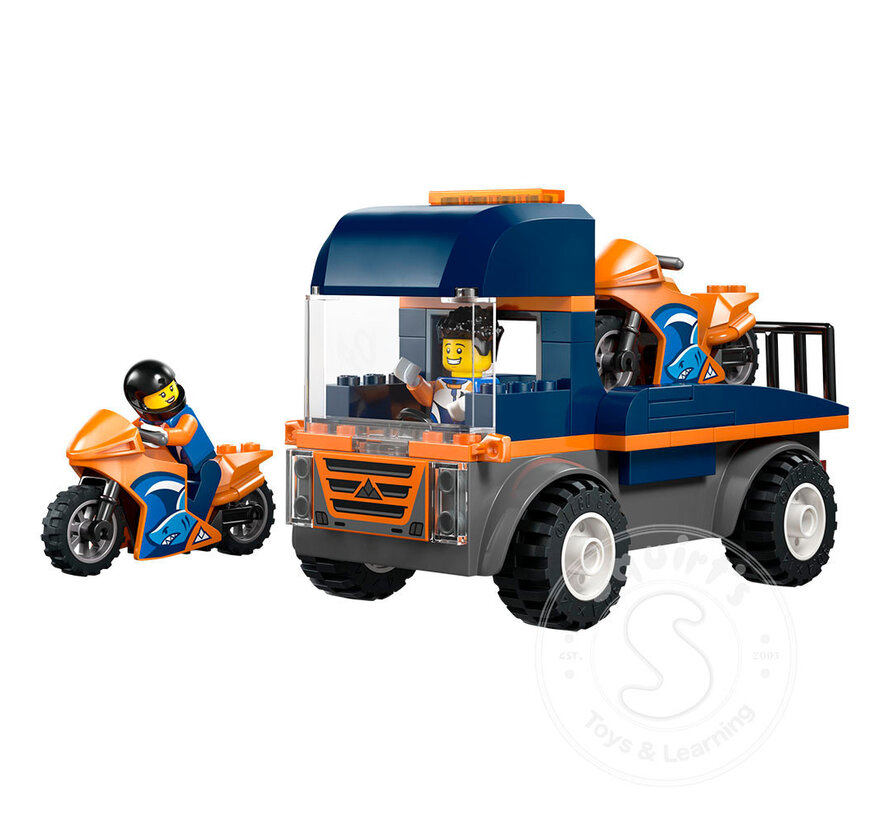 LEGO® 4+ City Motorcycle Transporter
