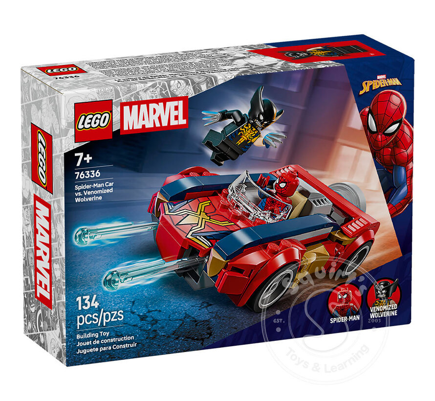 LEGO® Marvel Spider-Man Car vs. Venomized Wolverine