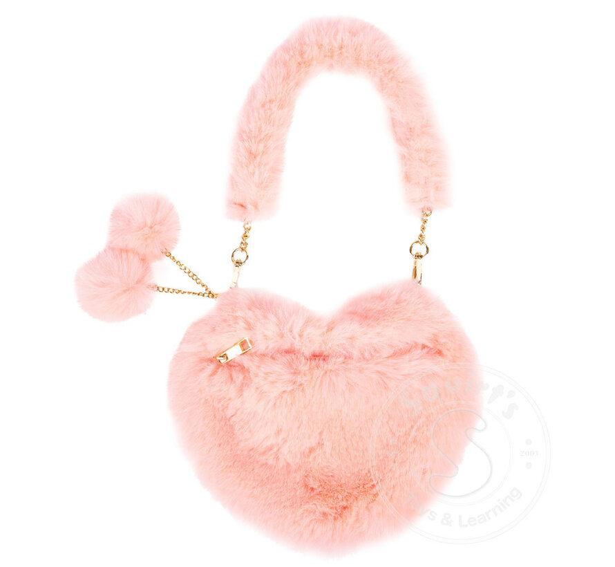 Great Pretenders Peachy Passion Furry Purse
