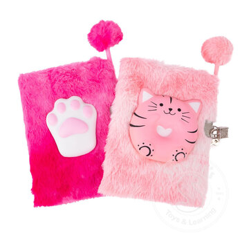 Great Pretenders Great Pretenders Furry Friends Squishy Journal, Cat Assorted