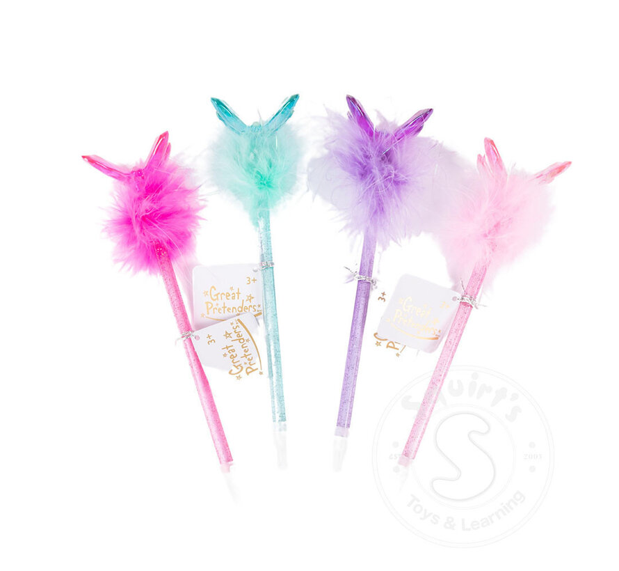Great Pretenders Butterfly Gem Fluffy Pens, Assorted