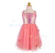 Great Pretenders Great Pretenders Butterfly Bliss Dress, Hot Pink (Size 3-4)