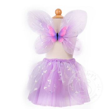 Great Pretenders Great Pretenders Fancy Butterfly Skirt, and Wings Lilac (Size 4-6)