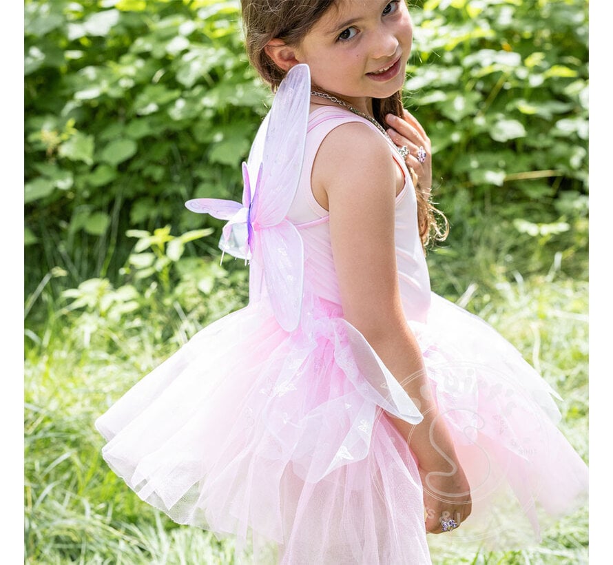 Great Pretenders Flutter Butterfly Skirt and Wings Pink (Size 4-6)