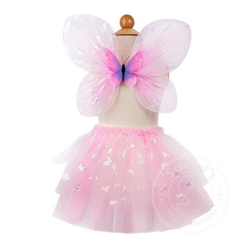 Great Pretenders Great Pretenders Flutter Butterfly Skirt and Wings Pink (Size 4-6)