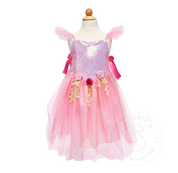 Great Pretenders Great Pretenders Pink Sequins Fairy Tunic (Size 5-6)