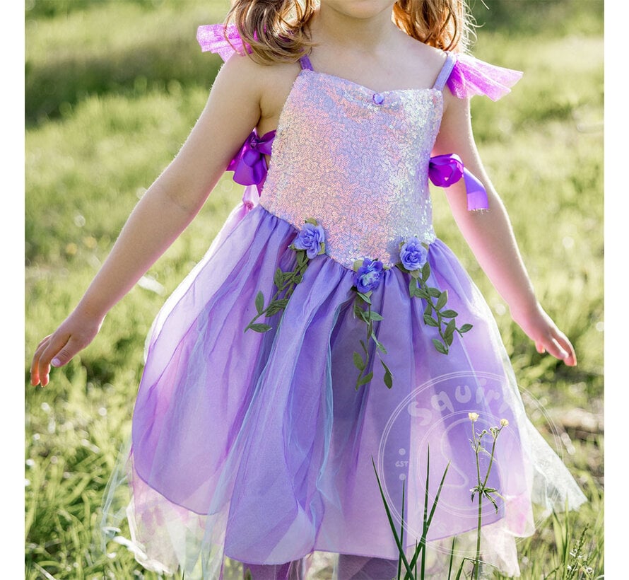Great Pretenders Lilac Sequins Fairy Tunic (Size 5-6)