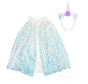 Great Pretenders Unicorn Sparkle Cape & Headband (Size 4-6)