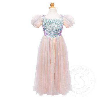 Great Pretenders Great Pretenders Rainbow Sherbet Sparkle Dress (Size 5-6)