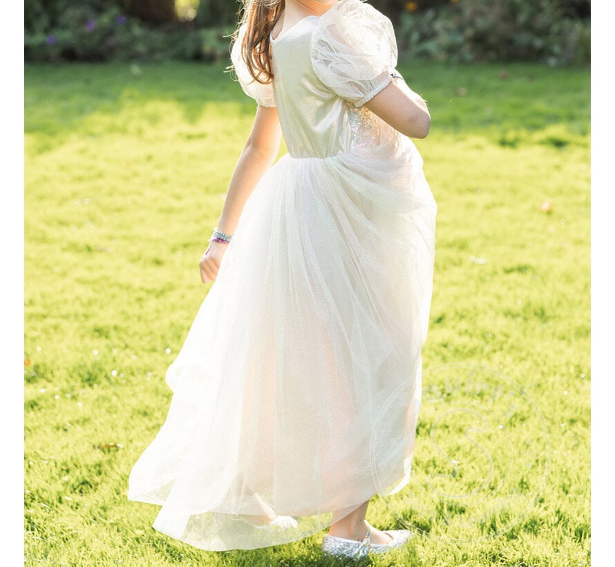 Great Pretenders Rainbow Sherbet Sparkle Dress (Size 5-6)