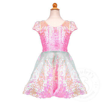 Great Pretenders Great Pretenders Sorbet Swirl Skater Dress (Size 5-6)