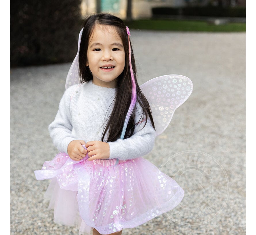 Great Pretenders Crazy for Daisies Wings, Wand & Tutu Set (Size 4-6)