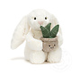 Jellycat Cream Bunny with Plant