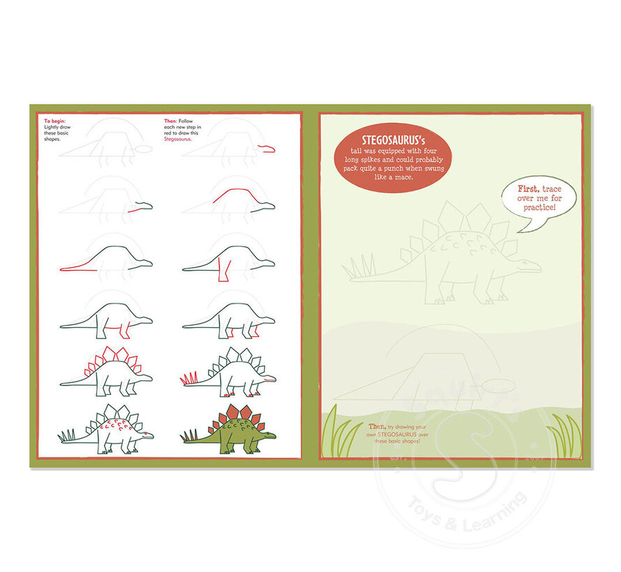 Learn To Draw . . . Dinosaurs!