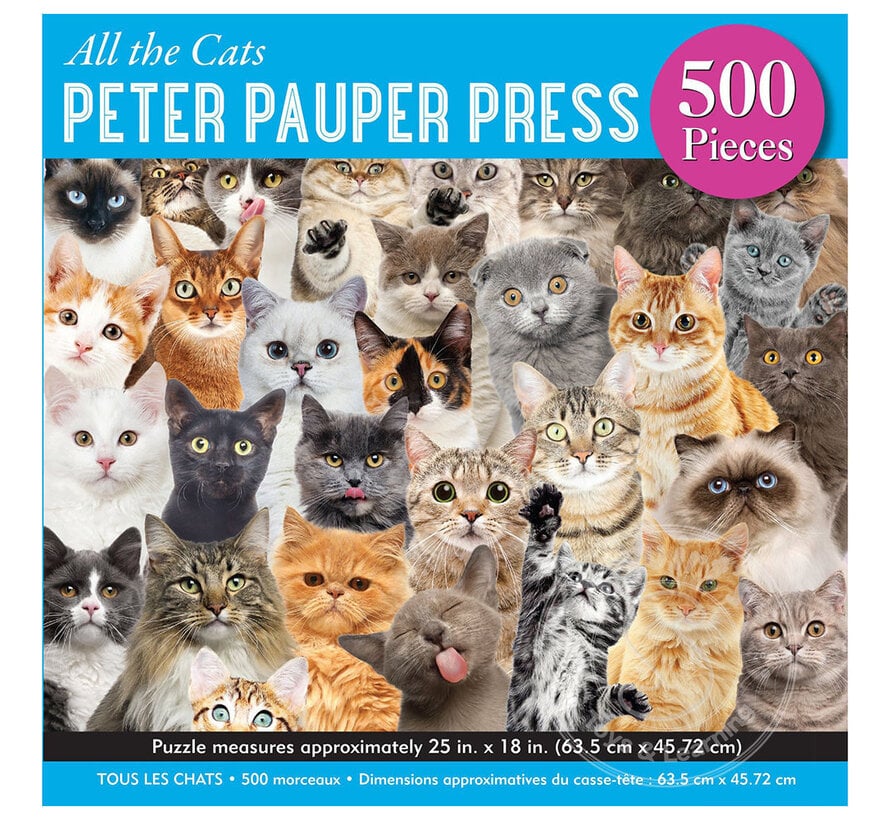 All The Cats 500 Piece Jigsaw Puzzle