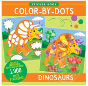 Color-By-Dots Sticker Book - Dinosaurs