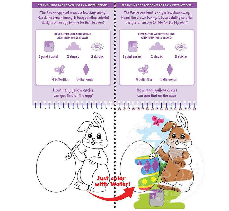 Color with Water - Easter